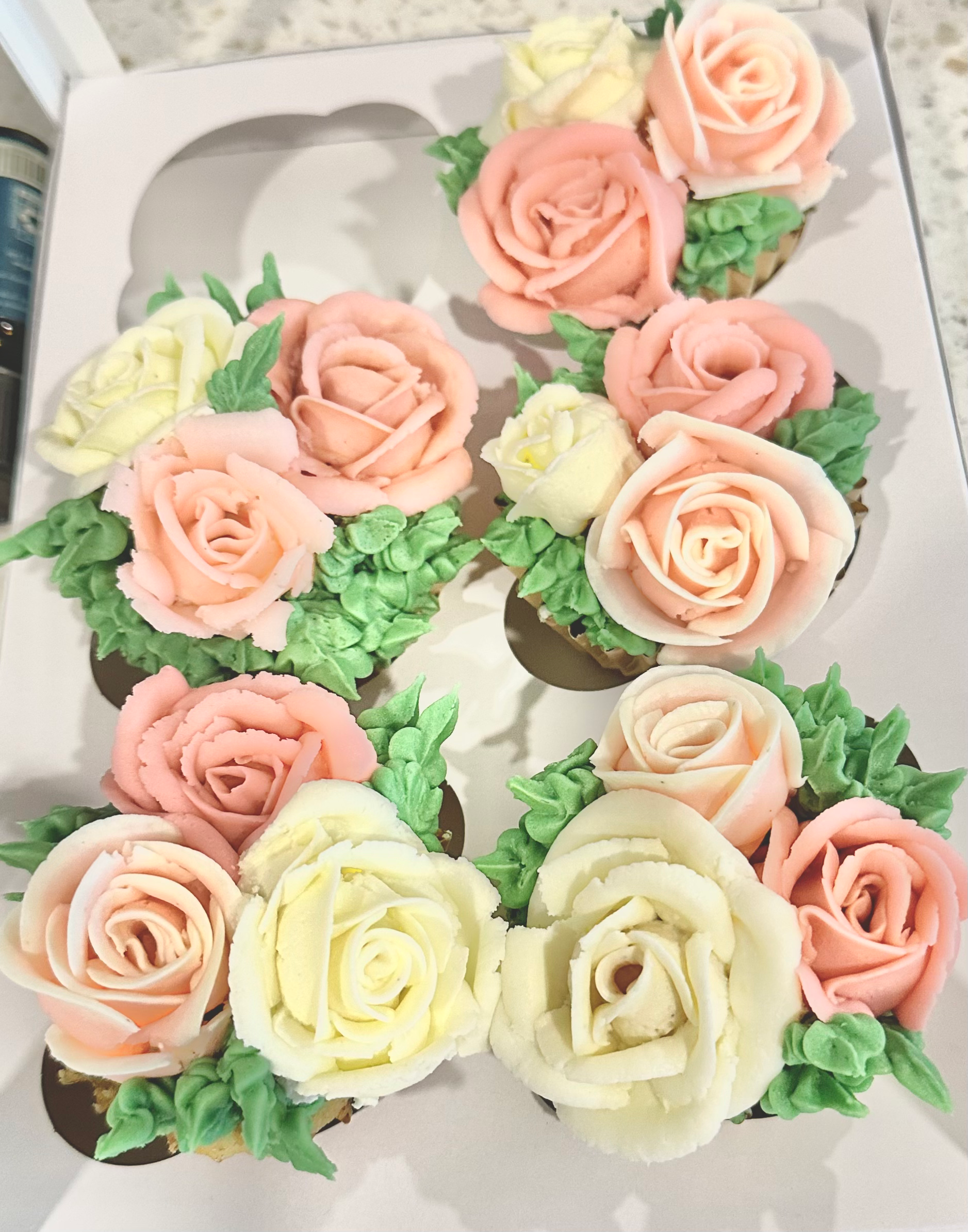 Floral cupcakes